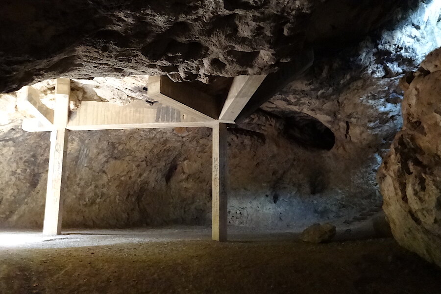 Kakushöhle von innen © Biologische Station im Kreis Euskirchen e.V.